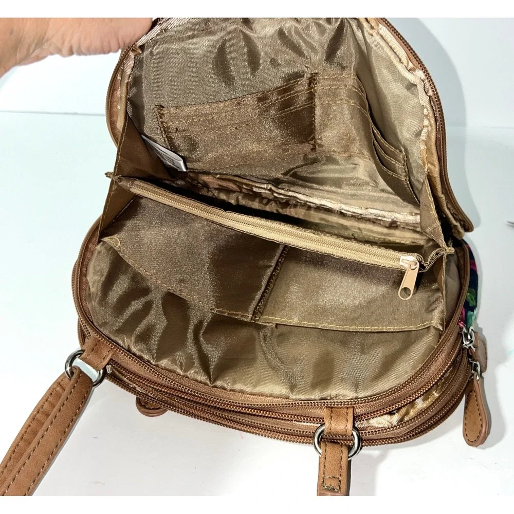 MultiSac Zippy Triple Compartment Crossbody Bag